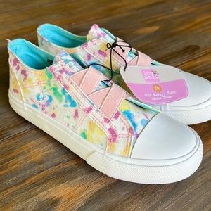 Girls slip on Tie Dye Canvas shoes